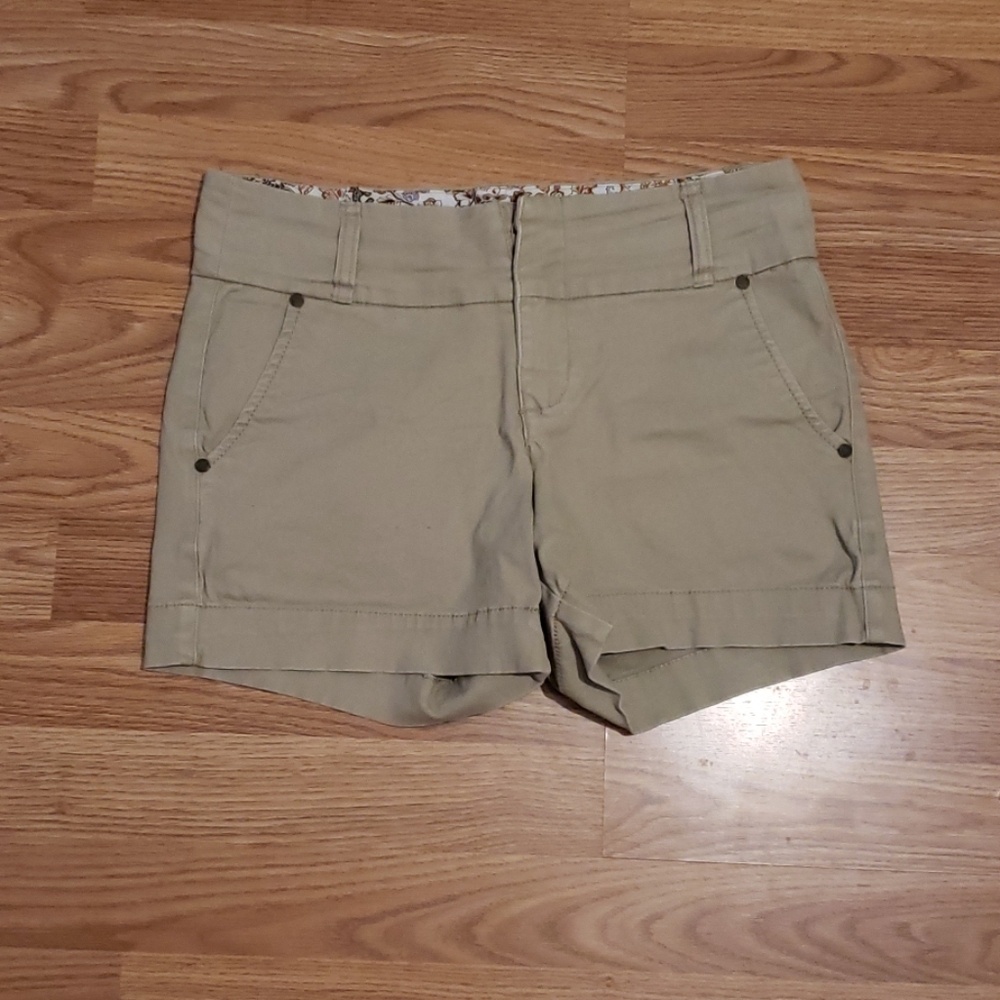 One 5 One tan shorts